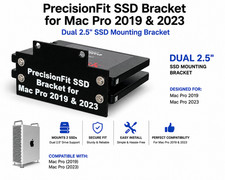PrecisionFit SSD Mounting Bracket for Apple Mac Pro 2019 2023 Tower A1991 A2304 picture