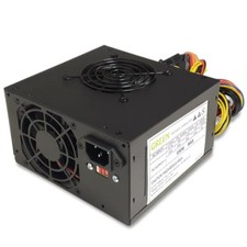 Brand NEW--Green Black Dual Fan 650w-MAX ATX Power Supply 20+4Pin, SATA & PCIe picture