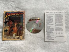Indiana Jones and the Fate of Atlantis PC CD-ROM Disc + Manual & Reference Card picture