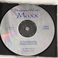 Vintage 1994 BusinessWare 2 The Maxx PC Software CD-ROM Disc Maxx Productions picture