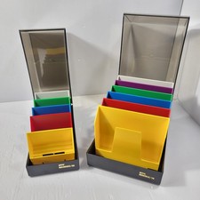 VTG 80s SRW Minidex 78 & Microdex 50 Disk Organizer | Retro Pop Set Prop | USA picture