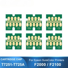 2set Newest T7251 T7252 T7253 T7254 T725A Ink Cartridge Chip For F2000 F2100 picture
