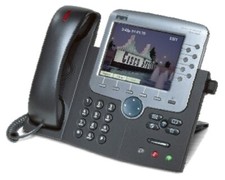 Cisco CP-7970G IP Phone Color Touch Screen SIP SCCP Latest Firmware 8Lines 7970 picture