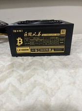 1800W Modular Mining Power Supply PSU For 8 GPU ATX US picture