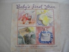 Baby's First Year Undated 12 Month Calendar Record Firsts picture