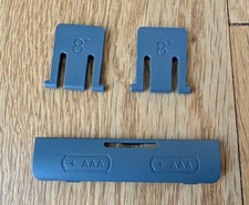 Genuine OEM Logitech K270 Wireless Keyboard 2 Feet & Battery Cover Gray Parts picture