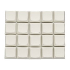 20Pcs PBT Keycap Set Mechanical Numeric Keypads for Keyboard Beige picture