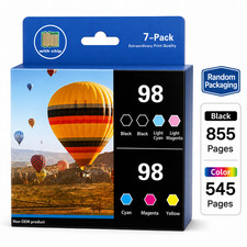 NEW 7PK 98 T098 Color Ink for Epson Artisan 800 725 810 700 837 710 730 835 picture