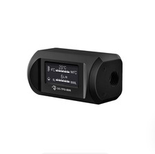 G1/4 2 in 1 Digital Flow Meter & Thermometer Real Time PC Water Cooling Monitor picture