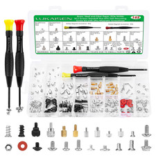 165PCS Computer Screw Kit, M.2 NVMe SSD Mounting Screws & Standoffs, Black/Silve picture