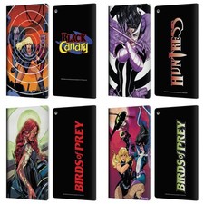 JUSTICE LEAGUE DC COMICS BIRDS OF PREY COMIC ART LEATHER BOOK CASE AMAZON FIRE picture