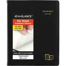 Planner 2026-2027 Weekly Monthly Academic 1/4