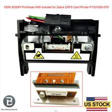 305DPI Printhead With bracket for Zebra ZXP3 Card Printer P1031925-070 OEM New picture