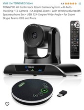 TONGVEO 4K Conference Room Camera System, AI Auto-Tracking  picture