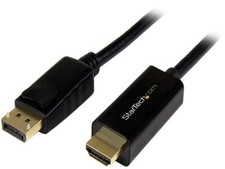 StarTech.com DP2HDMM5MB 16 ft. Black 1 x DisplayPort male to 1 x HDMI 19pin male picture