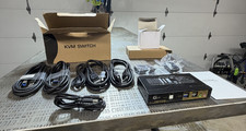 CKLau 2 Port USB 3.0 Dual Monitor KVM Switch Displayport 1.4 8K@30Hz 4K@144Hz picture