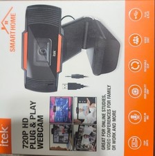 iTek Smart Home HD 720P Plug and Play Webcam w/ Built-in Microphone - 30fps picture