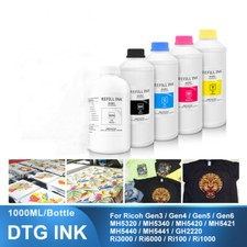 1000ML/set DTG Ink For Ricoh GH2220 Ri3000 Ri6000 Ri100 Ri1000 MH5320 MH5340 picture