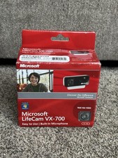 Microsoft Lifecam VX-700 Webcam Built-in Microphone USB VGA Video New Sealed picture