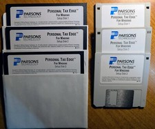 Vintage Parsons Technology Personal Tax Edge - 1993 on 3.5