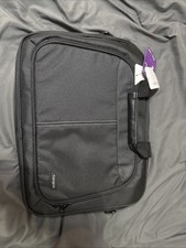 15.6 Inch Black Laptop Bag Intellect Slipcase Lightweight Durable Polyester picture