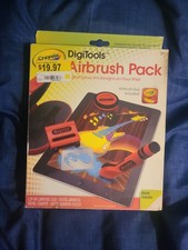 Crayola Digitools Airbrush Pack, Deluxe Pack, & 3-D Pack Lot Of 3 Items All NIB picture