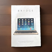 BRYDGE Wireless Keyboard for 9.7 inch iPad, Gold no cable. picture