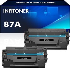 CF287A 87A Black Toner Cartridge 2-Pack for HP See Description picture