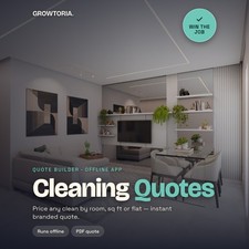 Cleaning Business Invoice Quote Estimate Software Maker App Small Business PDF picture