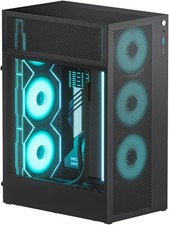 Micro ATX Case, Mini PC Computer Matx Case for MATX ITX Motherboard Black picture