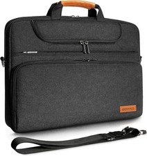 14 Inch Laptop Bag, Waterproof Business Briefcase for Macbook Pro Air/Lenovo picture