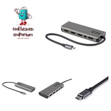 StarTech 6-in-1 USB-C Mini Dock with HDMI or Mini DisplayPort 4K 60Hz, 85W picture