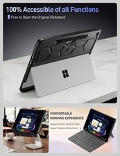 Poetic For Microsoft Surface Pro 12-inch 1st Edition 2025  Case Silicone Black picture