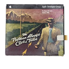 1993 Apple Developer CD “The Postman Always Clicks Twice” Jan Vintage Mac picture