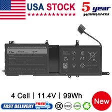 9NJM1 Battery for Dell Alienware 15 17 R3 R4 R5 44T2R 09NJM1 HF250 MG2YH 0546FF picture
