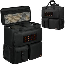 Computer Desktop Tower Large Carrying Case, PC Travel Case Backpack for ATX M... picture