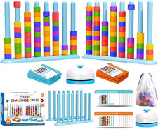 Color Challenge Game – 2 Pack Color Matching Puzzle Game for Family Game Night a picture