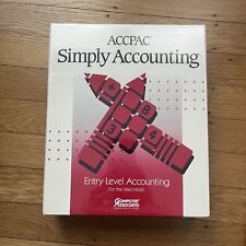 ACCPAC Simply Accounting for Macintosh Mac Apple Computer Associates 1991 SEALED picture