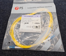 (QTY 2) FS SMLCSX: OS2 9/125 Single Mode Fiber Patch Cable 3M picture