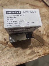 Siemens 6GK19011BB112AA0 RJ45  Connector Plug Metal Ez-rj45 Cat 6 Shielded picture