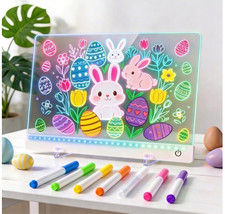 Rechargeable LED Drawing Board for Kids – 12‘’*8‘’ 11 Colors Light Up  picture
