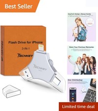 Wear-Resistant 128GB USB 3.0 Flash Drive: Secure Backup & Data Transfer Solution picture