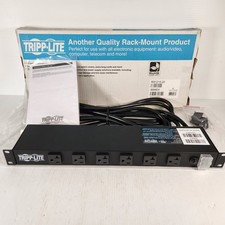 Tripp Lite RS1215-20 1U Rack Mount Power Strip 6 Outlets 20A New Open Box picture