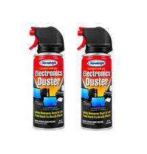 Homebright Electronics Duster 10 oz 2-Pack Compressed Gas Dust Remover picture
