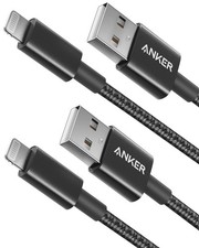 Anker USB A to Lightning Cable, MFi-Certified (2-Pack, 3.3 feet * 2, Black picture
