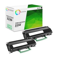 2Pk TCT 330-4130 For Dell 2230 Premium Black Compatible Toner Cartridge picture