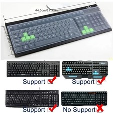 Universal Transparent Silicone Keyboard Cover Protector Skin for PC Desktop picture