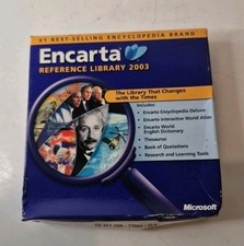 Microsoft Encarta Reference Library 2003 5 CD Set For PC  picture