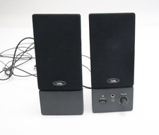 Cyber Acoustics CA 2.0 Powered Desktop Computer Speakers Stereo Set - Used picture
