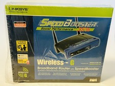LINKSYS  WIRELESS-G Broadband Router w/ Speed Booster WRT54GS, 2005, New Sealed picture